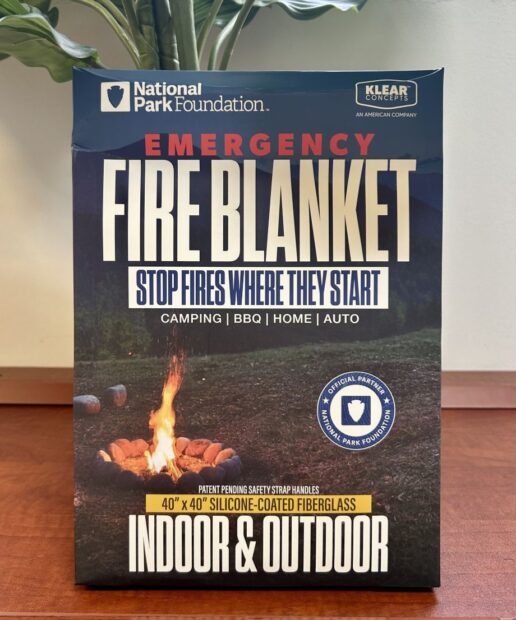 Home and outdoor safety supplier Klear Concepts is marketing its new Silicone Fire Blanket to RV dealerships as a compact alternative to extinguishers.