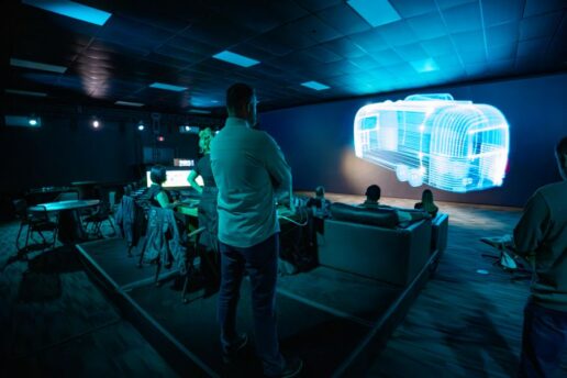 RV supplier Patrick Industries, Inc. unveiled its new design tool, “The Experience,” earlier this week at its headquarters in Elkhart, Indiana. The company calls the first-of-its-kind space a collaborative digital design studio that enables customers to craft a custom RV in real time, prototype at full scale, and make faster, more efficient decisions.