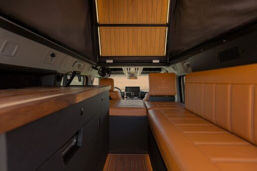 Adventure vehicle manufacturer Storyteller Overland’s new Global Expedition Vehicle, the Grand Bohemian, is built on an INEOS Grenadier SUV platform. The company calls the RV a pioneering micro camper.