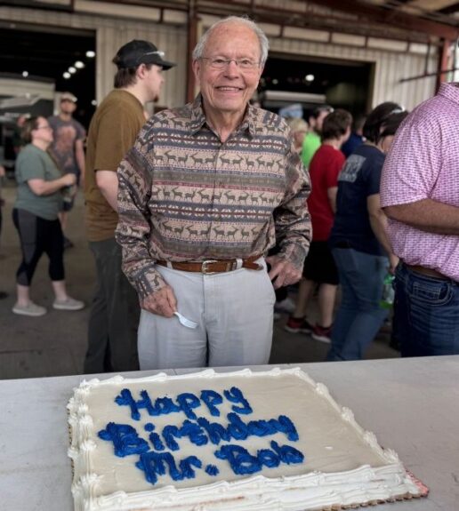 On March 5, Tiffin Motorhomes proudly celebrated the 84th birthday of its founder and CEO, Bob Tiffin, at the company’s headquarters in Red Bay, Alabama.
