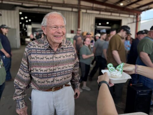 On March 5, Tiffin Motorhomes proudly celebrated the 84th birthday of its founder and CEO, Bob Tiffin, at the company’s headquarters in Red Bay, Alabama.