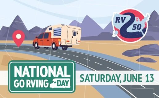 The fifth annual National Go RVing Day is June 13, 2026.