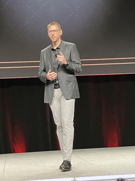 Newmar Vice President of Marketing Strategy Ryan Buurstra introduces the Signature Experience.