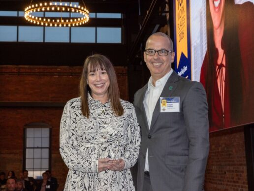 Virtual F&I supplier Priority One Financial Services and President Heather Mariscal (left) were recently recognized by the Tampa Bay Times for small business leadership and workplace culture.