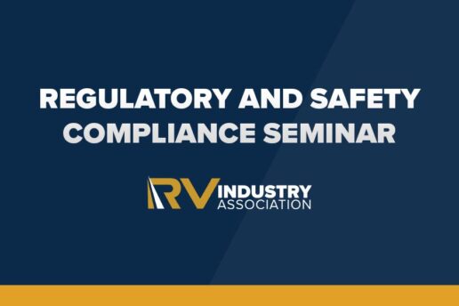 The RVIA is holding its yearly Regulatory and Safety Compliance Seminar on July 29. Thompson Hine LLP Director of Mobility, Automation and Safety Will Godfrey has been selected as the keynote speaker.