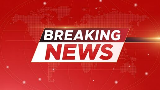 Stock photo of a breaking news graphic